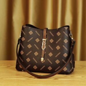 Luxury Large Capacity Bucket Shoulder Bag for Women