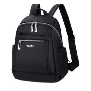 Nylon Backpack Durable Waterproof Casual Shoulder Bag (purple Color)