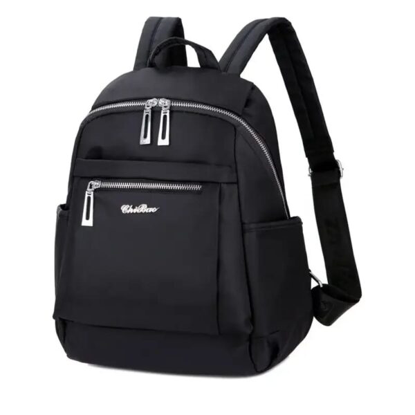 Nylon Backpack Durable Waterproof Casual Shoulder Bag (purple Color)