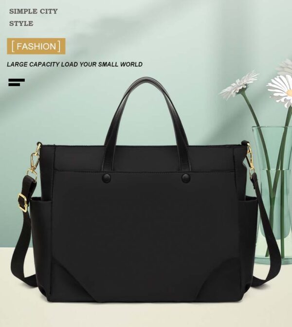 New Women Tote Bag Oxford Large Handbag Shoulder Bags(White)