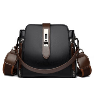 High-quality Messenger Bags For Women Luxury Crossbody Shoulder Bags Female(Coffee)